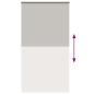Preview: Duschrollo mit Kassette 140x240 cm Stoffbreite 136 cm