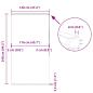 Preview: Duschrollo mit Kassette 120x240 cm Stoffbreite 116 cm