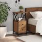 Preview: Nachttisch Artisan-Eiche 34x35,5x70 cm Holzwerkstoff