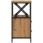Preview: Nachttisch Artisan-Eiche 34x35,5x70 cm Holzwerkstoff