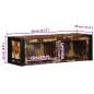 Preview: TV-Schrank Mehrfarbig 80x30x25 cm Altholz Massiv