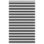 Preview: Doppelrollo Schwarz 150x230 cm Stoffbreite 145,9 cm Polyester