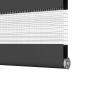 Preview: Zebrarollo Schwarz 140x230 cm Stoffbreite 135,9 cm Polyester
