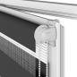 Preview: Zebrarollo Schwarz 140x230 cm Stoffbreite 135,9 cm Polyester