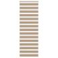 Preview: ARDEBO.de - Zebrarollo Sandbraun 85x200 cm Stoffbreite 80,9 cm Polyester