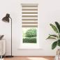 Preview: Zebrarollo Sandbraun 85x200 cm Stoffbreite 80,9 cm Polyester