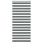 Preview: ARDEBO.de - Zebrarollo Dunkelgrau 105x200 cm Stoffbreite 100,9 cm Polyester