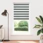 Preview: Zebrarollo Dunkelgrau 105x200 cm Stoffbreite 100,9 cm Polyester