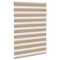 Preview: Doppelrollo Sandbraun 115x100 cm Stoffbreite 110,9 cm Polyester