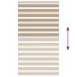 Preview: Zebrarollo Sandbraun 130x200 cm Stoffbreite 125,9 cm Polyester