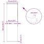 Preview: Duschrollo mit Kassette 70x240 cm Stoffbreite 66 cm