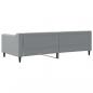 Preview: Tagesbett Hellgrau 90x200 cm Stoff