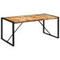 Preview: Esstisch 175x90x76 cm Raues Massivholz Mango