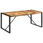 Preview: Esstisch 175x90x76 cm Raues Massivholz Mango