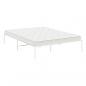 Preview: Bettgestell Metall Weiß 140x190 cm