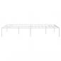 Preview: Bettgestell Metall Weiß 140x190 cm