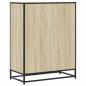 Preview: Schuhschrank Sonoma Eiche 75x38x97,5 cm Holzwerkstoff Metall