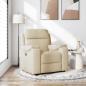 Preview: ARDEBO.de - Relaxsessel Creme Stoff