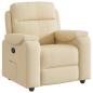 Preview: Relaxsessel Creme Stoff