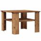 Preview: Couchtisch Altholz-Optik 60x60x42 cm Holzwerkstoff