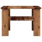 Preview: Couchtisch Altholz-Optik 60x60x42 cm Holzwerkstoff
