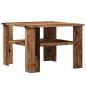 Preview: Couchtisch Altholz-Optik 60x60x42 cm Holzwerkstoff