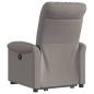 Preview: ARDEBO.de - Relaxsessel mit Aufstehhilfe Elektrisch Taupe Stoff