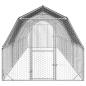 Preview: Hühnerstall mit Dach 2,5x10x2,25 m Verzinkter Stahl