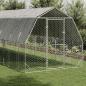 Preview: Hühnerstall mit Dach 2,5x6x2,25 m Verzinkter Stahl