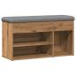 Preview: Schuhbank Artisan-Eiche 82x32x45,5 cm Holzwerkstoff