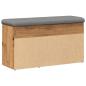 Preview: Schuhbank Artisan-Eiche 82x32x45,5 cm Holzwerkstoff
