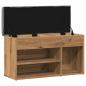 Preview: Schuhbank Artisan-Eiche 82x32x45,5 cm Holzwerkstoff