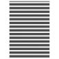 Preview: ARDEBO.de - Zebrarollo Schwarz 155x200 cm Stoffbreite 150,9 cm Polyester
