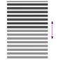Preview: Zebrarollo Schwarz 155x200 cm Stoffbreite 150,9 cm Polyester