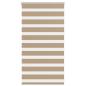 Preview: ARDEBO.de - Zebrarollo Sandbraun 70x100 cm Stoffbreite 65,9 cm Polyester