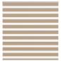 Preview: ARDEBO.de - Zebrarollo Sandbraun 140x150 cm Stoffbreite 135,9 cm Polyester