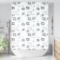 Preview: Duschrollo 160x240 cm Stoffbreite 156 cm