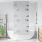 Preview: ARDEBO.de - Duschrollo 110x240 cm Stoffbreite 106 cm