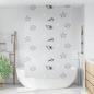 Preview: Duschrollo mit Kassette 140x240 cm Stoffbreite 136 cm