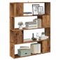 Preview: ARDEBO.de - Bücherregal/Raumteiler Altholz-Optik 100x24x124,5 cm