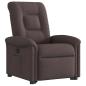 Preview: Relaxsessel mit Aufstehhilfe Dunkelbraun Stoff