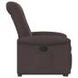 Preview: Relaxsessel mit Aufstehhilfe Dunkelbraun Stoff