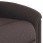 Preview: Relaxsessel mit Aufstehhilfe Dunkelbraun Stoff