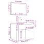 Preview: 3-tlg. Badmöbel-Set Sonoma-Eiche Holzwerkstoff
