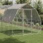 Preview: Hühnerstall mit Dach 2,5x6x2,25 m Verzinkter Stahl
