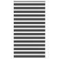 Preview: ARDEBO.de - Zebrarollo Schwarz 135x230 cm Stoffbreite 130,9 cm Polyester