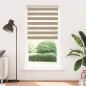 Preview: Zebrarollo Sandbraun 100x200 cm Stoffbreite 95,9 cm Polyester
