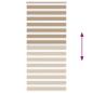 Preview: Zebrarollo Sandbraun 100x200 cm Stoffbreite 95,9 cm Polyester