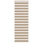 Preview: ARDEBO.de - Zebrarollo Sandbraun 90x200 cm Stoffbreite 85,9 cm Polyester