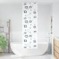 Preview: Duschrollo mit Kassette 80x240 cm Stoffbreite 76 cm